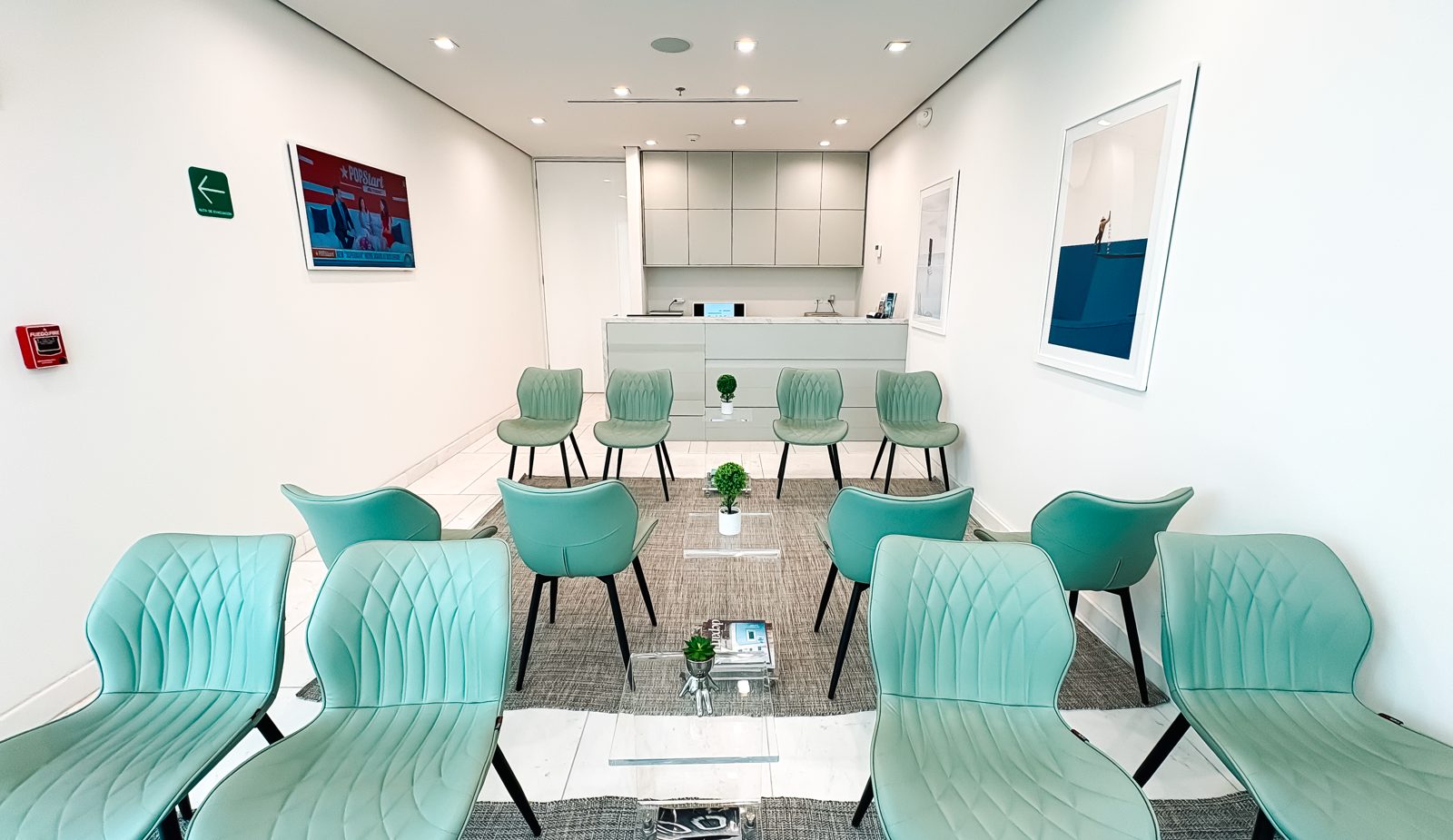 Sala de espera de unidad médica